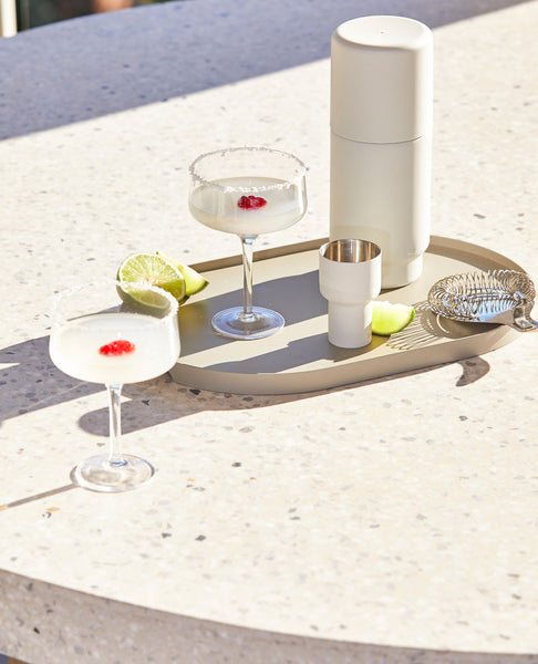 Oval Metal Tray