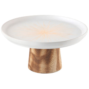 Ceramic Cake Stand - Orange