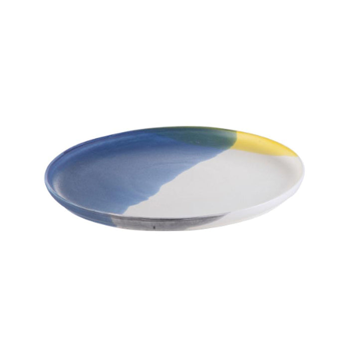 Tie-dye Round Ceramic Plate